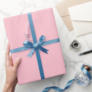 Eenvoudige Bubble Gum Roze Kleur Schakering Tonaal Cadeaupapier