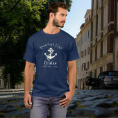 Eenvoudige Bucket List Blue Personalize T-Shirt