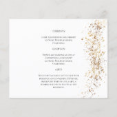 Eenvoudige BUDGET INFORMATIEKAART. Folder Flyer (Achterkant)