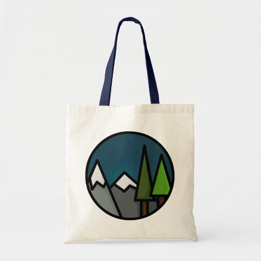 Eenvoudige buitendeuren tote bag (Voorkant)