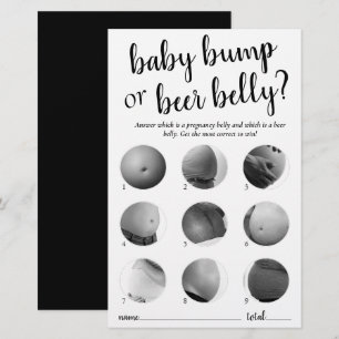 Eenvoudige Bump of Bier Buik Black Script Game K