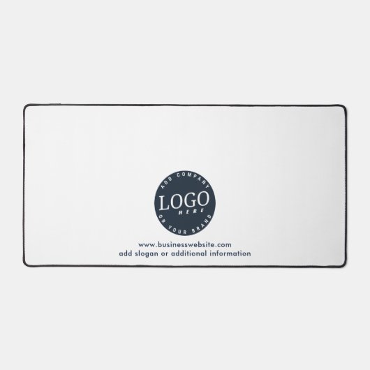 Eenvoudige Business Logo Minimalist Kantoor Custom Bureaumat (Voorkant)