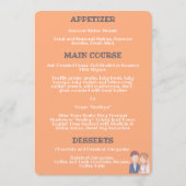 Eenvoudige, Cartoon-achtige echtgenoten illustrati Menu (Achterkant)