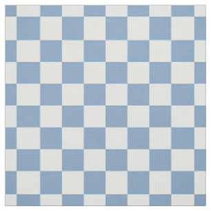 Eenvoudige Chambray Blauwe Gingham Ruit Quilting Stof