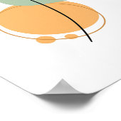 Eenvoudige Chic Abstracte minimalistische Boho Sty Poster (Hoek)