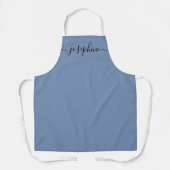 Eenvoudige Chic Elegant scriptnaam Schort (Voorkant)