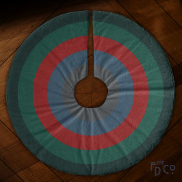 Eenvoudige chique kerst warm & gezellig gestreept fleece kerstboom rok