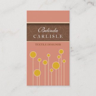 Eenvoudige cirkels Biz-kaart Visitekaartje