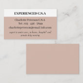 Eenvoudige CNA Visitekaartje (Voorkant / Achterkant)