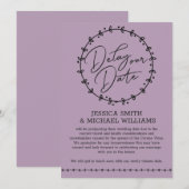 Eenvoudige Coronavirus Change Date Wedding Kaart (Voorkant / Achterkant)