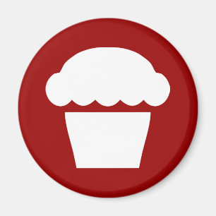 eenvoudige cupcake / muffin magneet