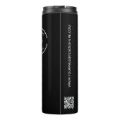 Eenvoudige Custom Company Logo QR code website Thermosbeker (Achterkant)