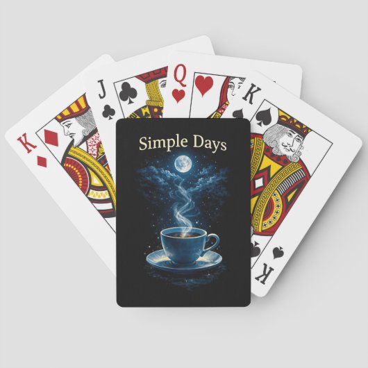 Eenvoudige Dagen Pokerkaarten (Achterkant)