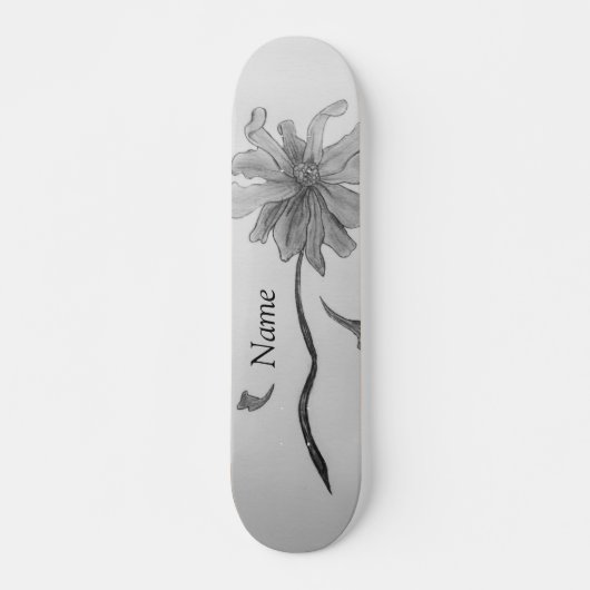 Eenvoudige Daisy-naam Skateboard (Voorkant)