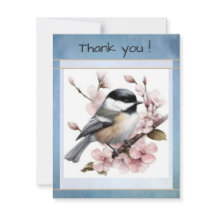 Eenvoudige dankkaart