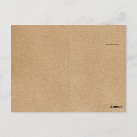 Eenvoudige Dankkaart met Landelijke Bloemenslinger Briefkaart (Achterkant)