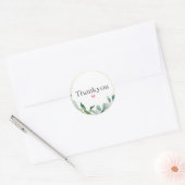 Eenvoudige dankuwel rondom de Sticker (Envelop)