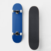 Eenvoudige Deep Blue Authority® Skateboard (Voorkant)
