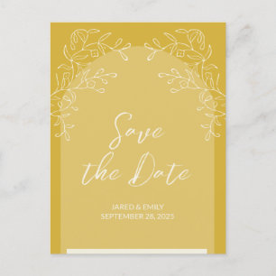 Eenvoudige Delicate Arch Wedding Invitation Briefk Briefkaart
