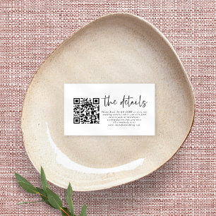 Eenvoudige details van het kleurendriksysteem QR-c Informatiekaartje