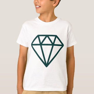 Eenvoudige diamant t-shirt