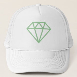 Eenvoudige Diamant Trucker Pet
