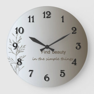 Eenvoudige dingen grote klok