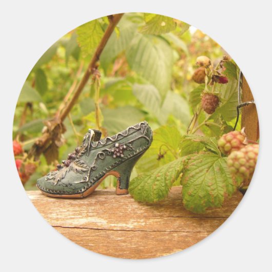 Eenvoudige dingen ronde sticker (Voorkant)