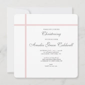 Eenvoudige doop kaart (Voorkant)