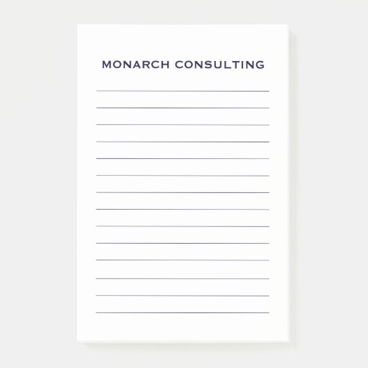 Eenvoudige, door de marine geleide persoonlijke on post-it® notes (Voorkant)