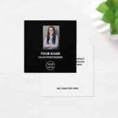 EENVOUDIGE DOUANE-WERKNEMERS FOTO PROFIELKAART VIERKANTE VISITEKAARTJES (Bureau)