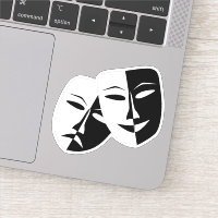 Eenvoudige drama Comedy maskers werken