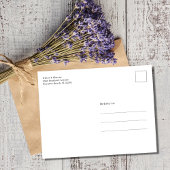 Eenvoudige drie foto bruiloft blanco dank u briefkaart