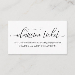 Eenvoudige eBay-kaartlezer voor toegangsbewijzen Informatiekaartje