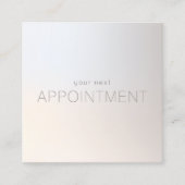 Eenvoudige, eenvoudige, luchtige aanwijzingsherinn afsprakenkaartje (Voorkant)