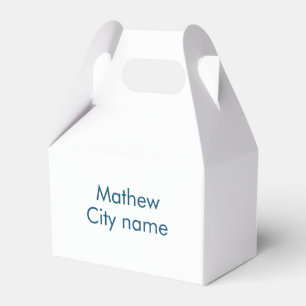 eenvoudige eerste letter monogram add your name le bedankdoosjes