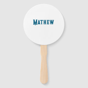 eenvoudige eerste letter monogram add your name le handwaaier