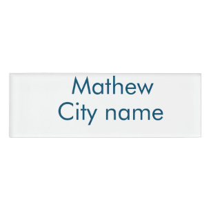 eenvoudige eerste letter monogram add your name le naambadge
