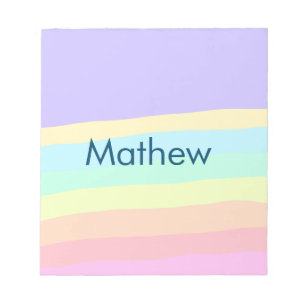 eenvoudige eerste letter monogram add your name le notitieblok