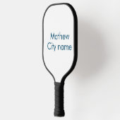 eenvoudige eerste letter monogram add your name le pickleball paddle (Links)