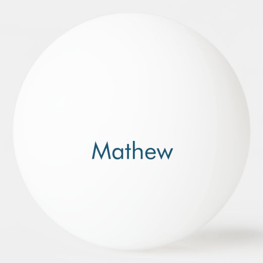 eenvoudige eerste letter monogram add your name le pingpongballen (Voorkant)