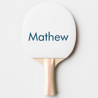eenvoudige eerste letter monogram add your name le tafeltennisbatje