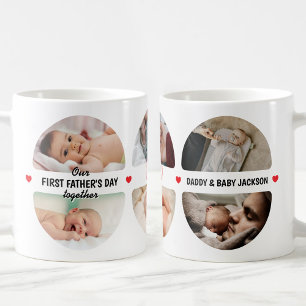 Eenvoudige eerste Vaderdag Ei-Geïnspireerde 6 foto Koffiemok