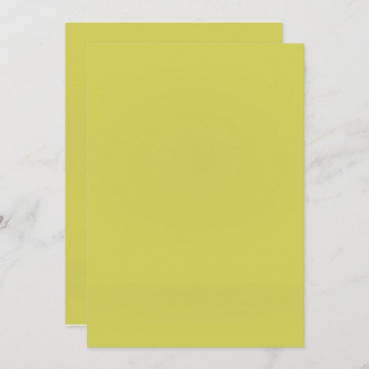 Eenvoudige effen kleur trouw Dank je wel brief Bedankkaart (Voorkant / Achterkant)