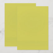 Eenvoudige effen kleur trouw dankkaart kaart (Voorkant / Achterkant)