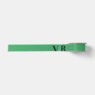 Eenvoudige effen kleur voeg naam tekst monogram to lint