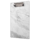 Eenvoudige Elegance White Marble Klembord (Links)
