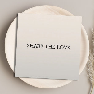 Eenvoudige Elegant Faux Silver Beauty Aanbevelingskaartje