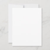Eenvoudige Elegant Gold Calligraphy Baptisme Bedankkaart (Achterkant)