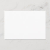 Eenvoudige Elegant Gold Details Wedding Informatiekaartje (Achterkant)